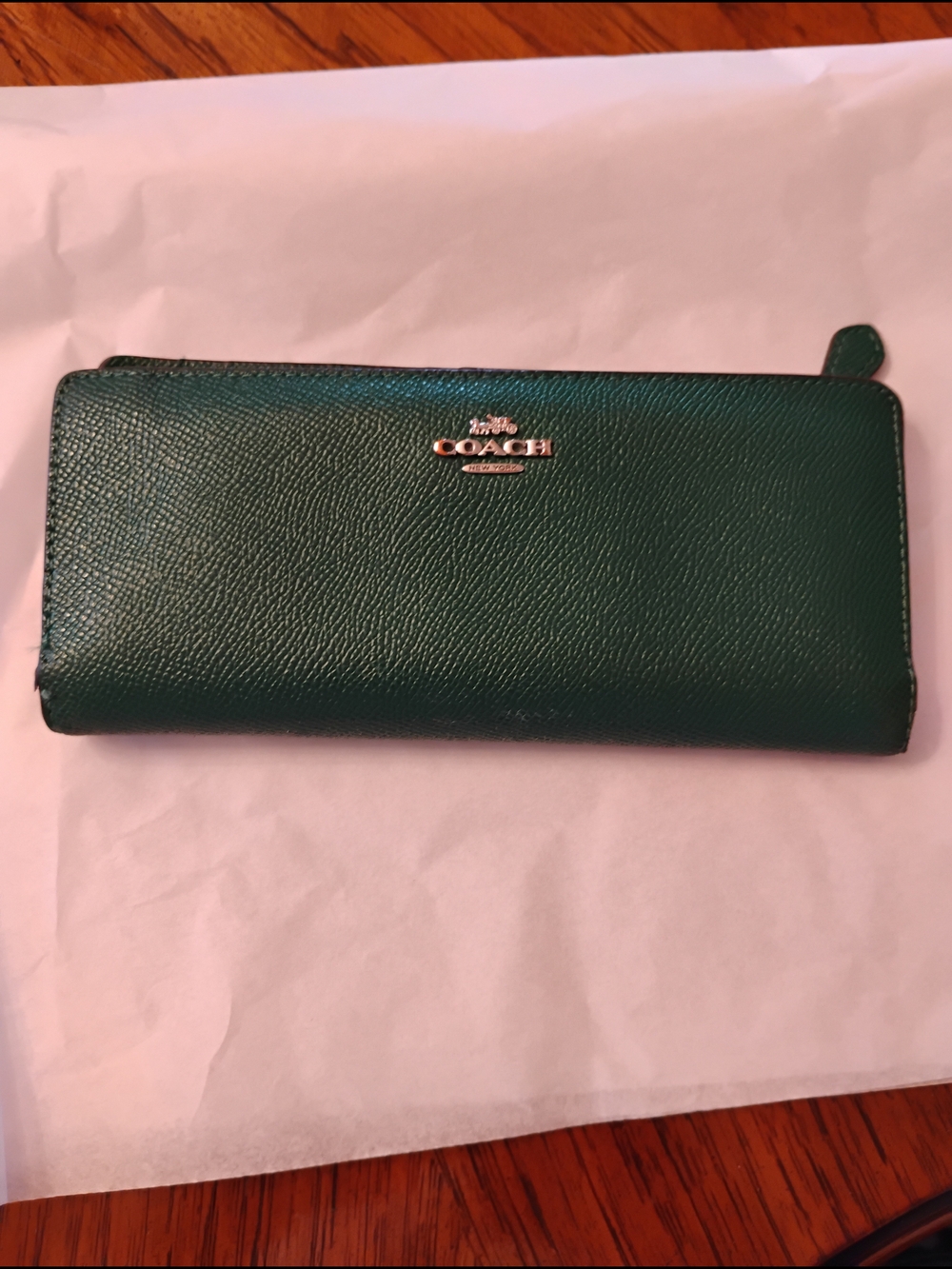 Coach Green Wallet